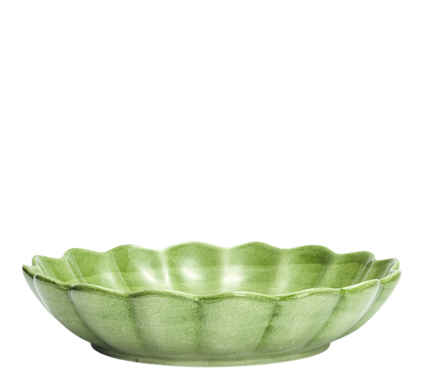 Oyster skål 31 cm 220 cl grønn fra Mateus