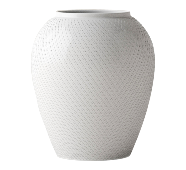 Rhombe vase 25 cm fra Lyngby