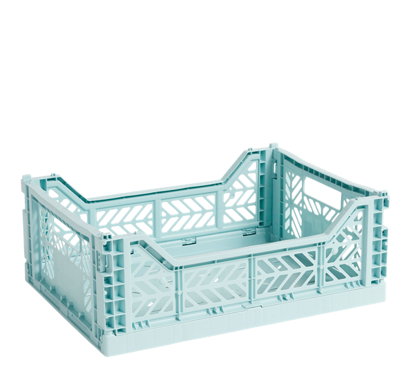 Colour Crate M arctic blue oppbevaringskasse fra HAY