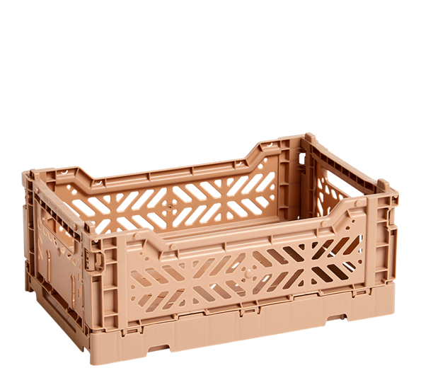 Colour Crate S nougat oppbevaringskasse fra HAY