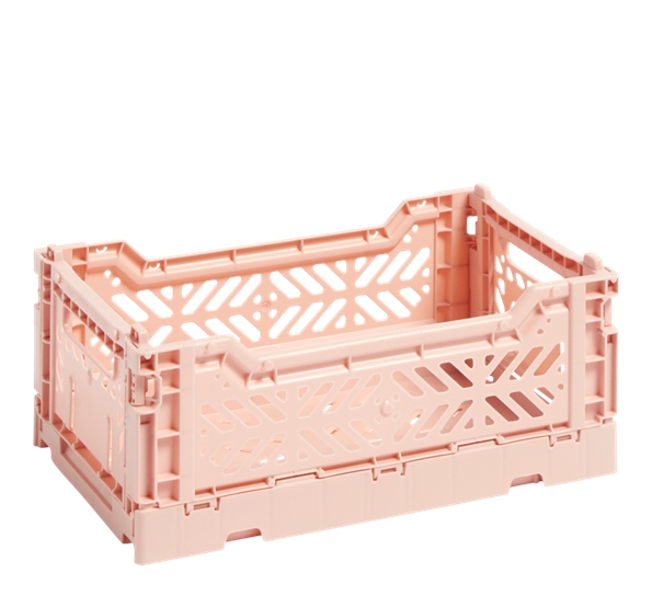 Colour Crate S soft pink oppbevaringskasse fra HAY