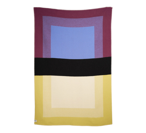 Bento pledd lemon curd 135x200 cm fra Røros Tweed