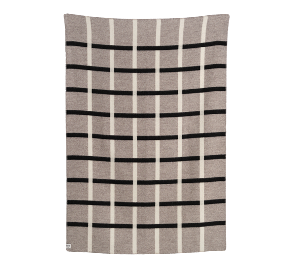 Knut lammeullspledd duegrå 135x200 cm fra Røros Tweed