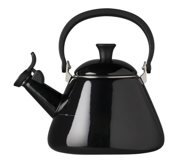 Kone plystrekjele blank sort fra Le Creuset