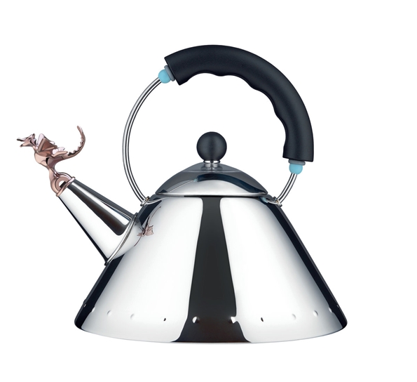 Tea rex vannkjele sort fra Alessi