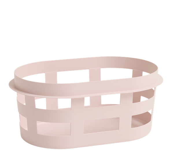 Basket kleskurv 57,5x37,5x24,5 cm rosa resirkulert fra HAY