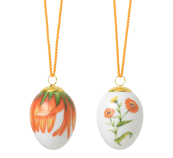 Påskeegg 2024 Fløyelsblomst 2 stk fra Royal Copenhagen