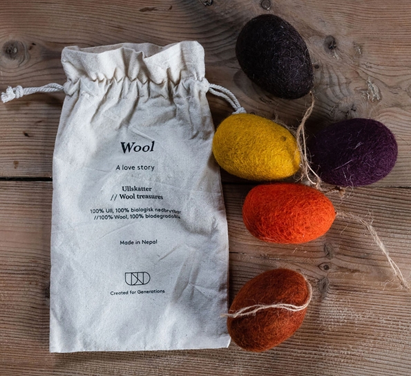 Ullegg jord farger 5 pk fra Und