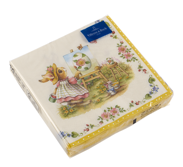 Spring Fantasy påskeservietter Bunnies 33x33 cm fra Villeroy & Boch