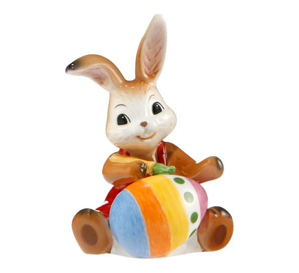 Mini påskekanin dekorerer påskeegg 6 cm fra Goebel