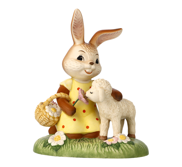 Påskekanin Little Treat 13 cm fra Goebel