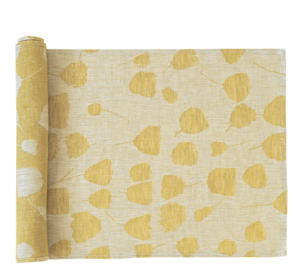 Bouquet linduk løper 137x44 cm gul fra Fine Little Day