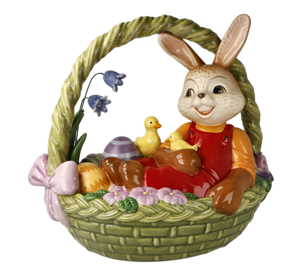 Påskekanin Easter Present 29x20x26 cm fra Goebel