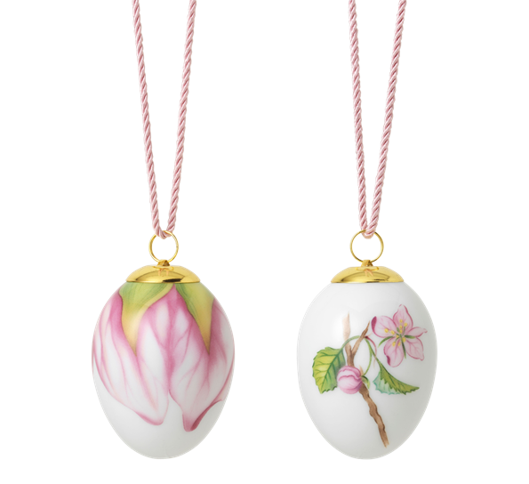 Påskeegg 2024 Epleblomst 2 stk fra Royal Copenhagen