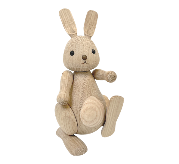 Bunny kanin 11 cm eik fra Novoform