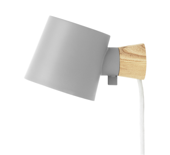 Rise vegglampe grå fra Normann Copenhagen