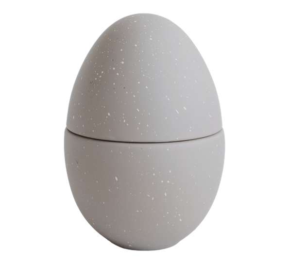 Bonbonniere påskeegg 14 cm sand shell fra Cooee Design