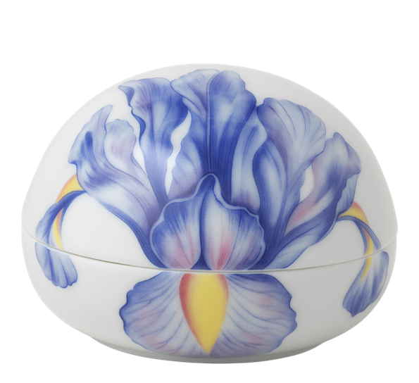Bonbonnier 2024 blå Iris fra Royal Copenhagen