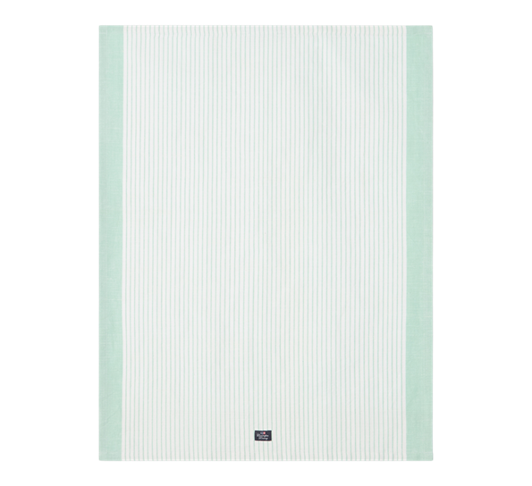 <p>Striped kjøkkenhåndkle&nbsp;lin- og bomul 50x70 cm grønn hvit Lexington</p>

