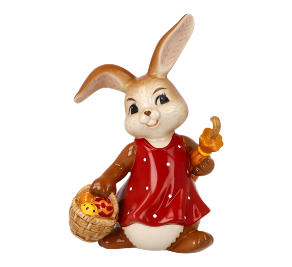 Påskekanin On My Way To You 15 cm fra Goebel