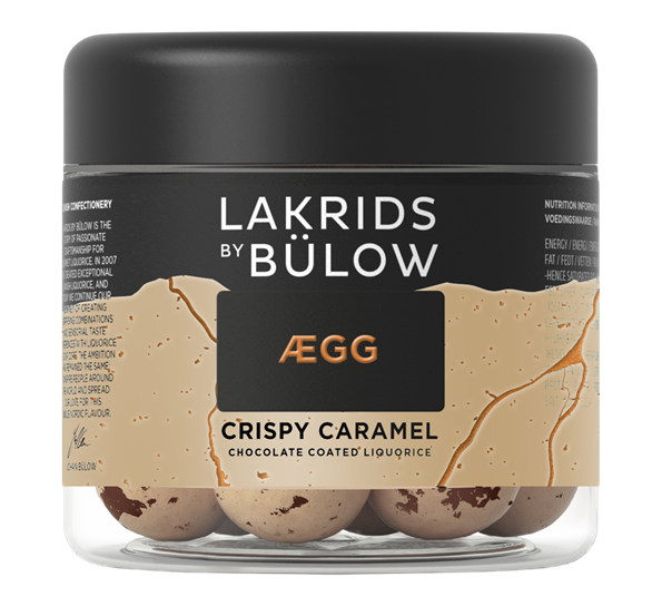 Ægg lakris liten Crispy Caramel 125 g fra Lakrids By Johan Bülow