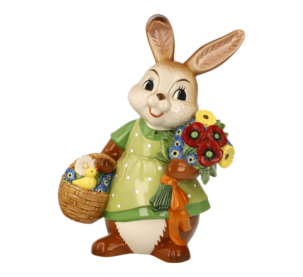 Påskekanin A Floral Greeting 25 cm fra Goebel