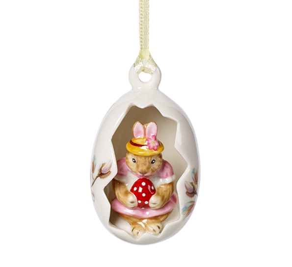 Bunny Tales påskeornament Anna rose 7 cm fra Villeroy & Boch