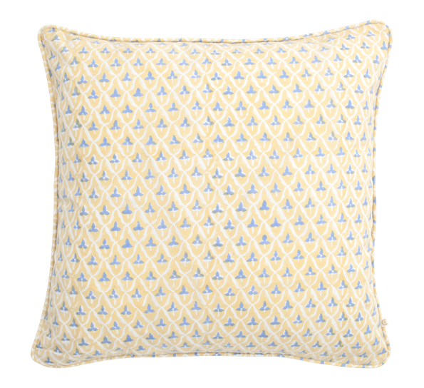 Tulip putetrekk 50x50 cm blå gul Chamois