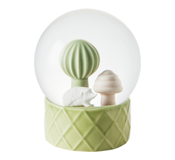 Sweet Stories snøkule med piggsvin h12,5 cm fra Dottir