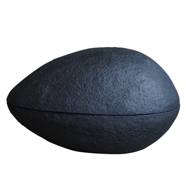 Treat påskeegg sort 18cm x 11cm h13cm fra DBKD