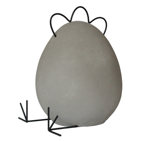 Heavy Hen påskekylling ø15cm h23cm fra DBKD