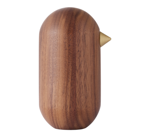 Little bird 10 cm walnut fra Normann Copenhagen
