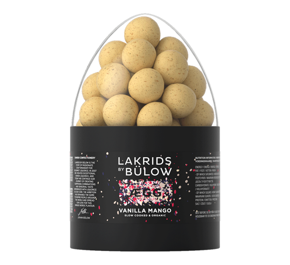 Ægg vanilla mango lakris 300g fra Lakrids By Johan Bülow