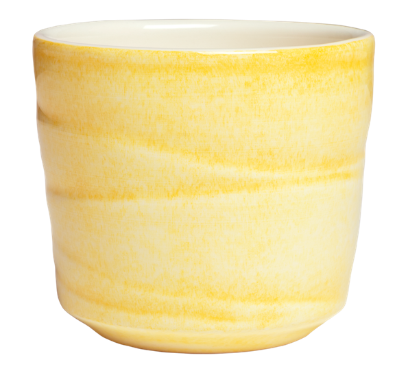 Basic krus 25 cl gul fra Mateus