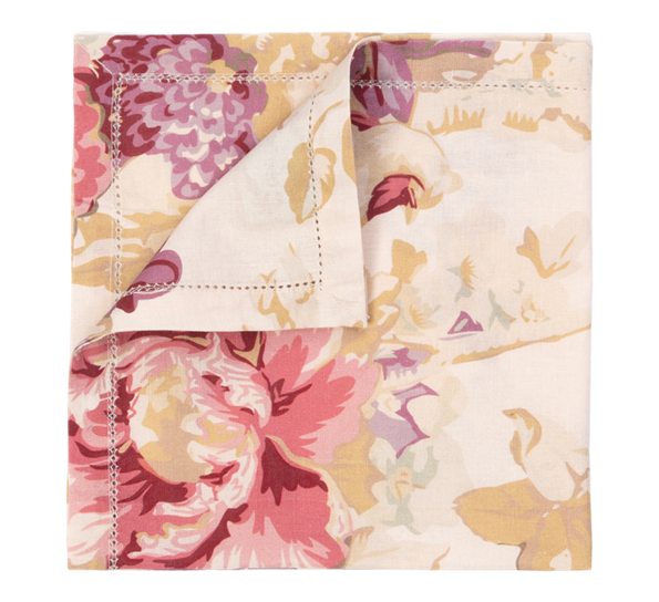 Serviett 50x50 cm lin Autumn Flower ByTiMo