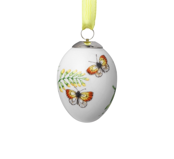 Påskeegg 2018 Gule Sommerfugler fra Royal Copenhagen