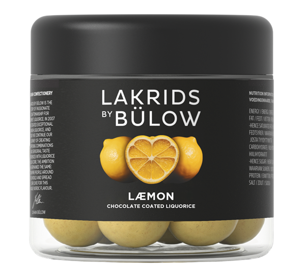 Læmon lakris liten lemon 125g fra Lakrids By Johan Bülow