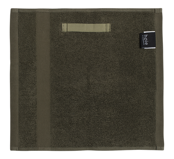 Spa vaskeklut oliven 30x30 cm Høie