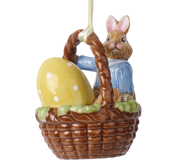 Bunny Tales påskeornament kurv Max 6 cm fra Villeroy & Boch