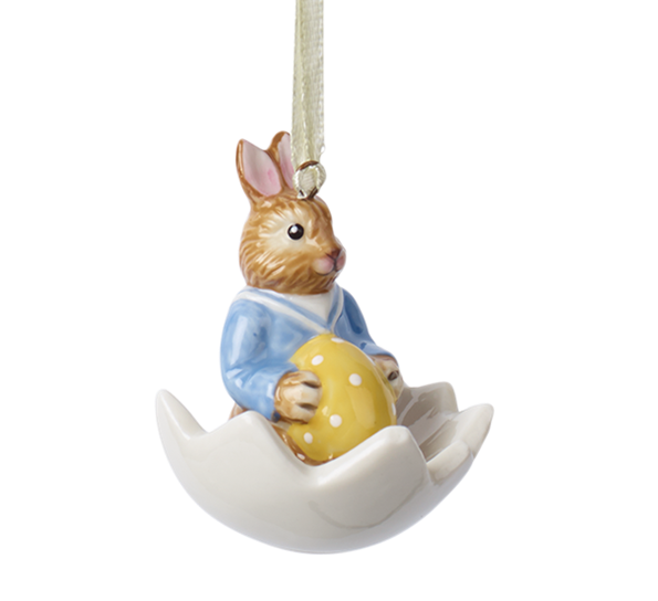 Bunny Tales påskeornament Max i egg 5,5 cm fra Villeroy & Boch