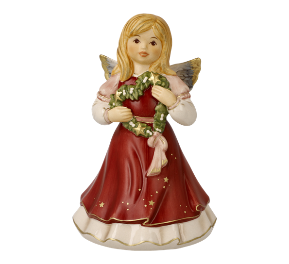 Bordeaux engel Cherrful spilledåse 15 cm Goebel