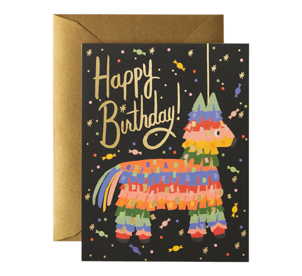 Kort Birthday pinata fra Rifle Paper Co.