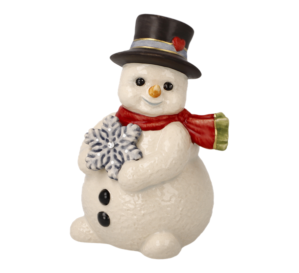 Snømann Joy of Winter 9 cm Goebel