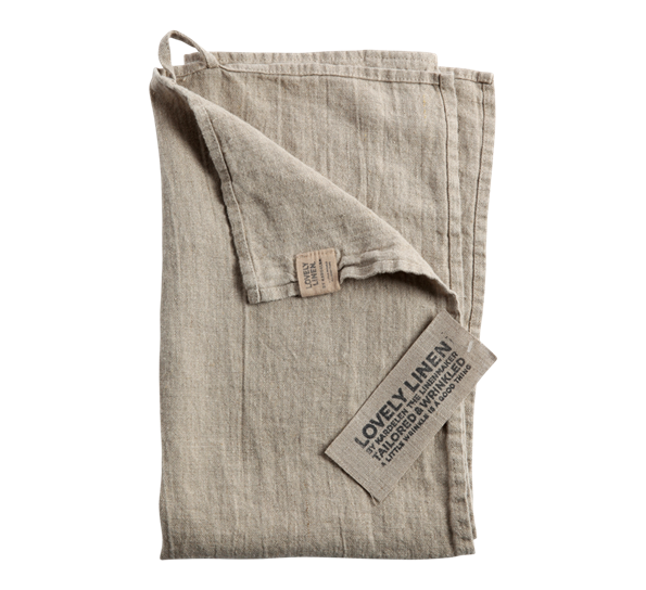 Lovely kjøkkenhåndkle 45x70 cm natural beige fra Lovely Linen