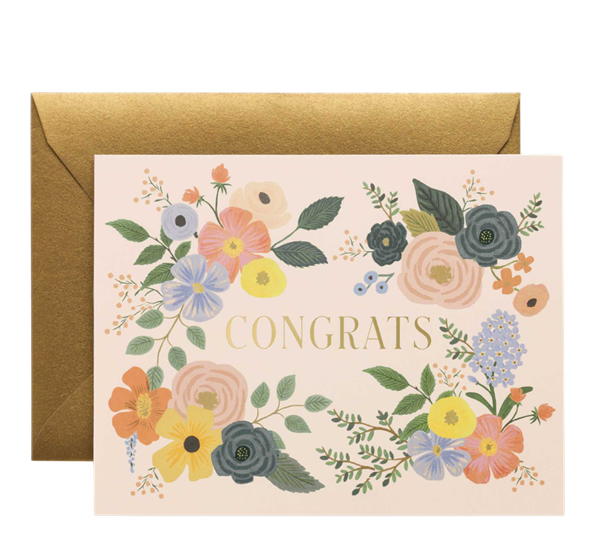 <p>Kort Garden Forest Congrats fra Rifle Paper Co.</p>
