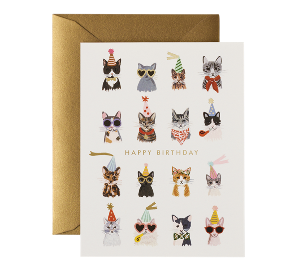 Kort Cool cats fra Rifle Paper Co.