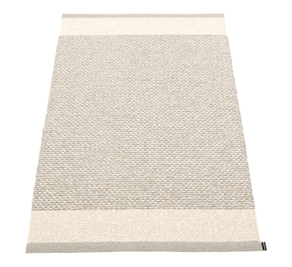 Edit matte lin vanilje stone metallic 70x120 cm fra Pappelina