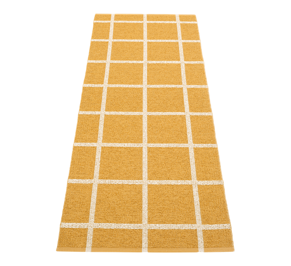 Ada matte oker 70x225cm fra Pappelina