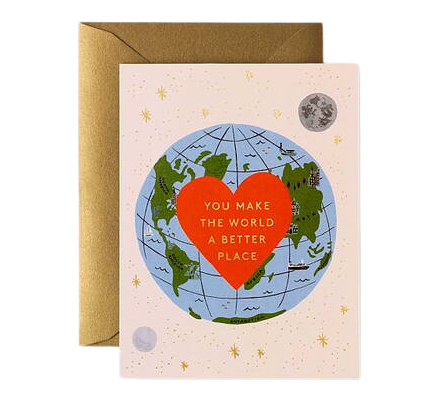 Kort You Make the world better fra Rifle Paper Co.