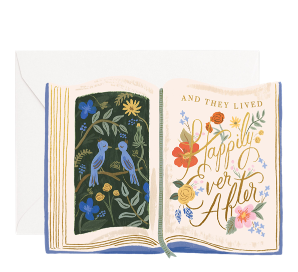 Bryllupskort Ever After fra Rifle Paper Co.